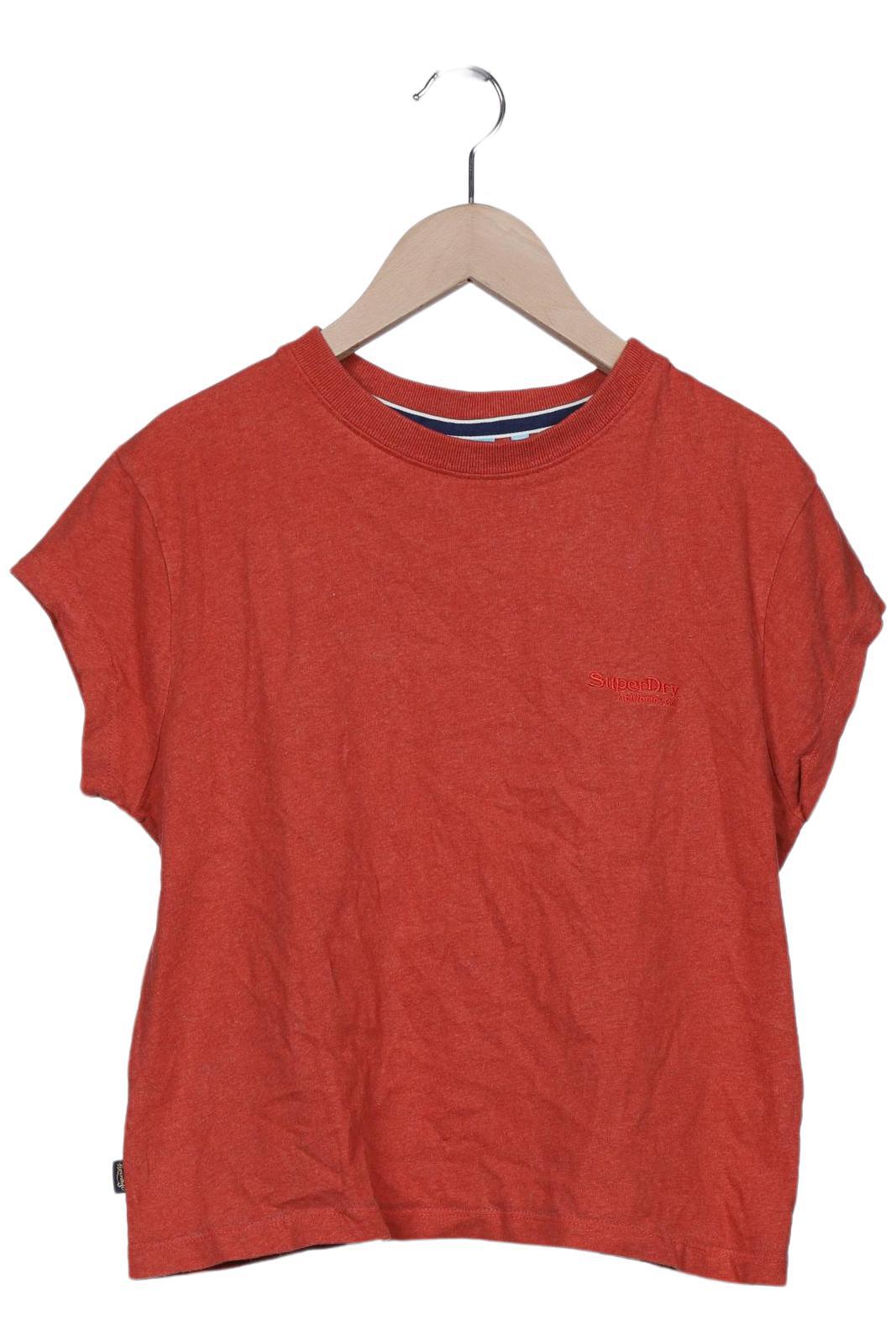 

Superdry Damen T-Shirt, orange, Gr. 42