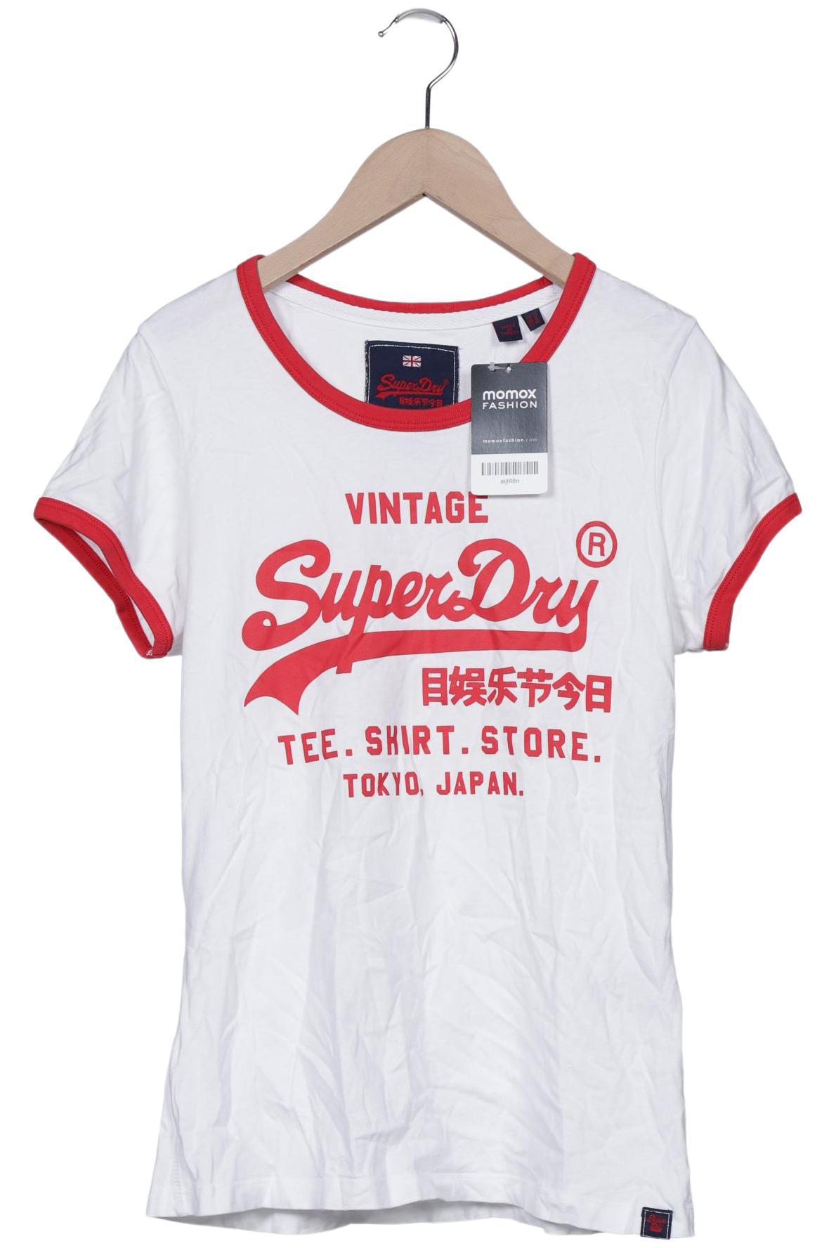 

Superdry Damen T-Shirt, weiß, Gr. 40