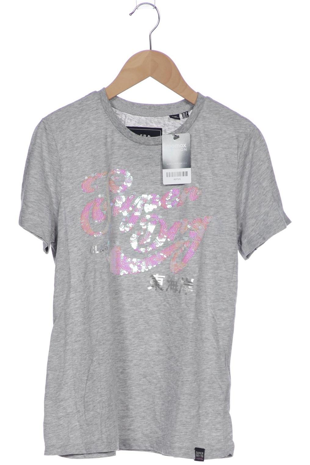 

Superdry Damen T-Shirt, grau, Gr. 38