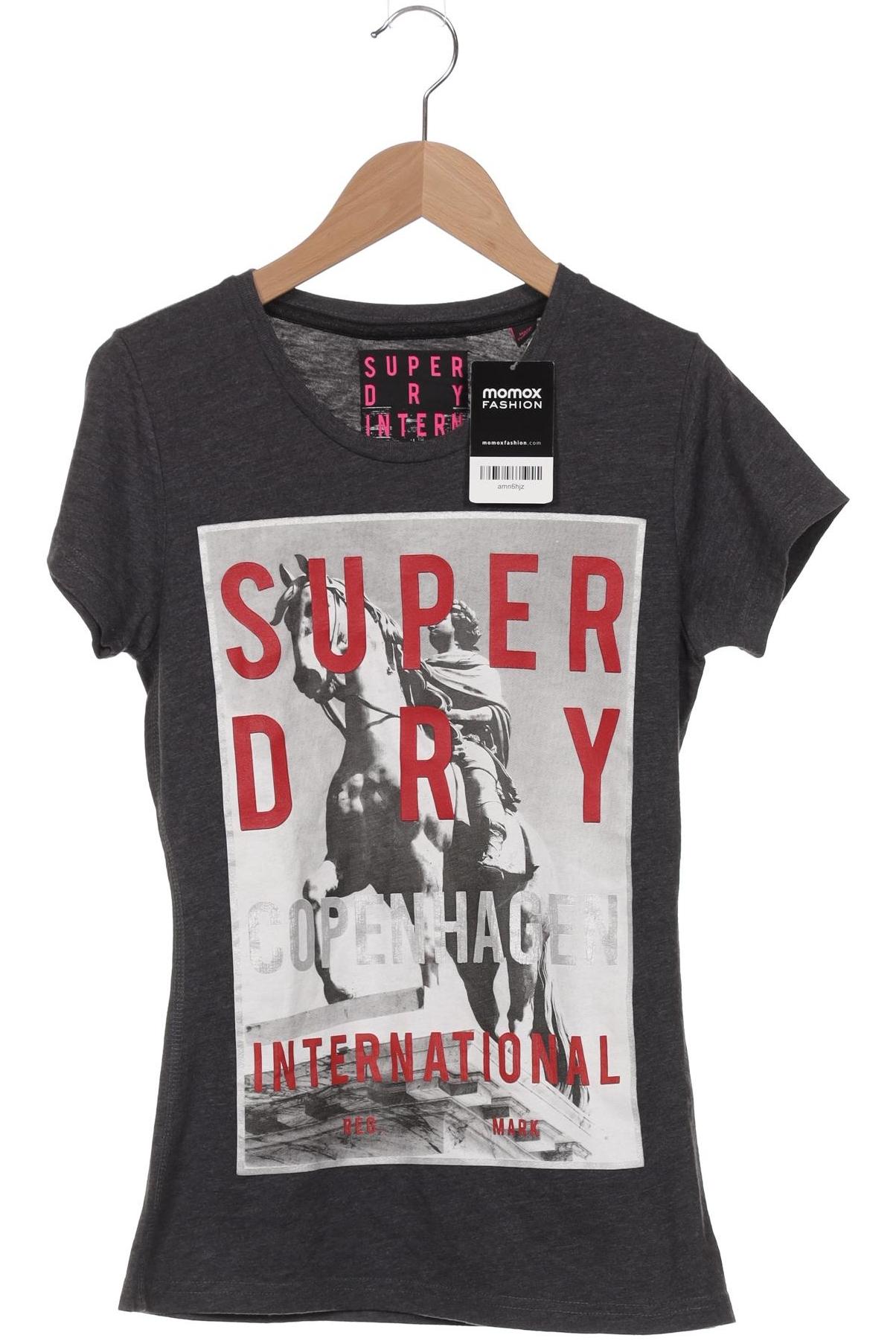 

Superdry Damen T-Shirt, grau, Gr. 36