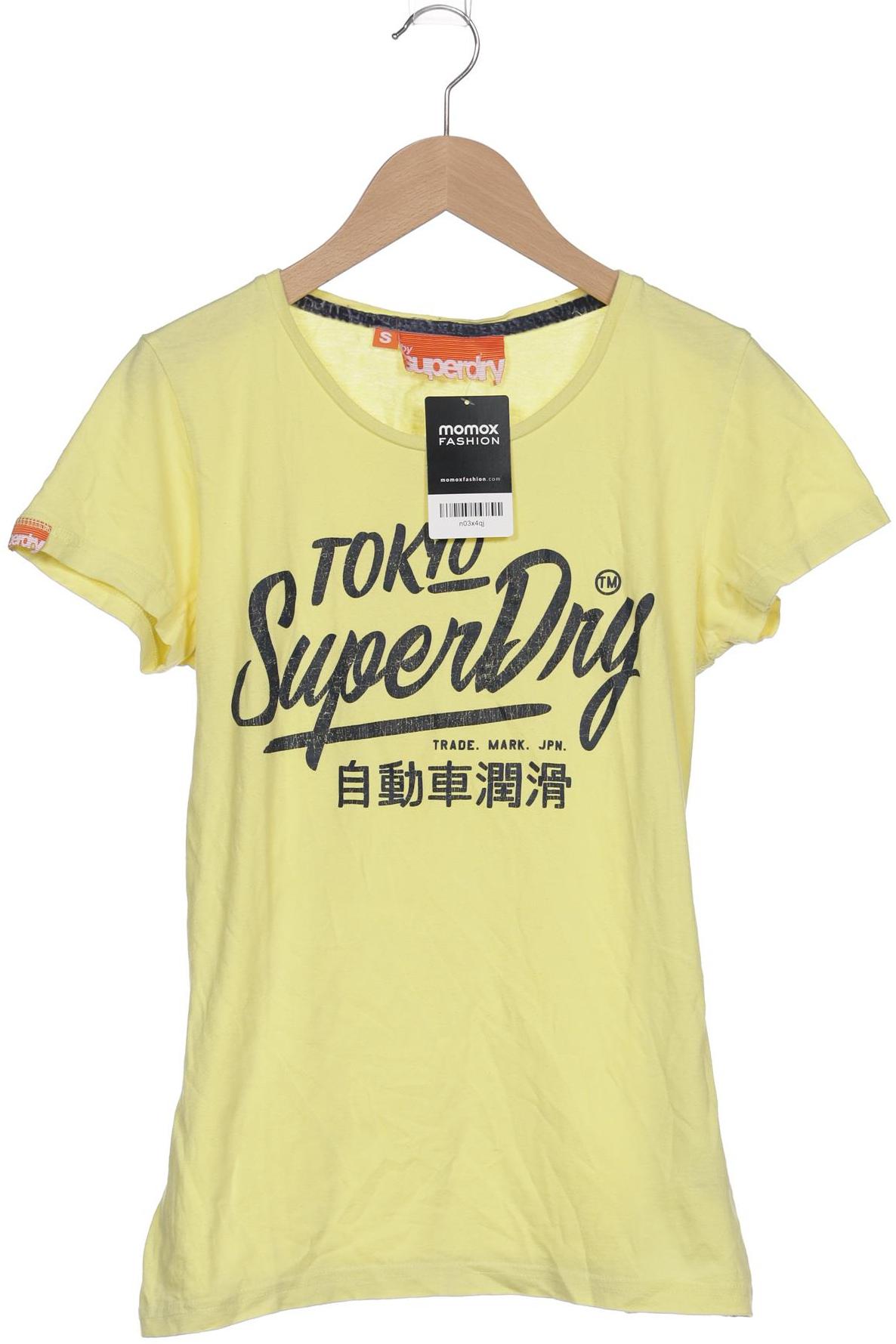 

Superdry Damen T-Shirt, gelb, Gr. 36