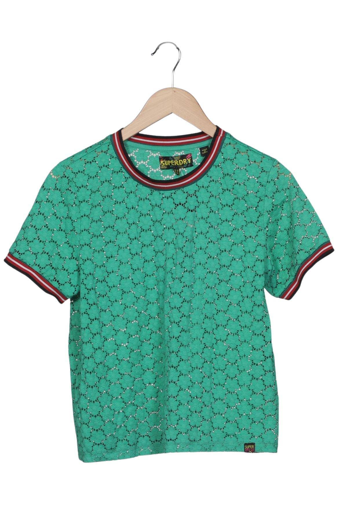 

Superdry Damen T-Shirt, grün, Gr. 40