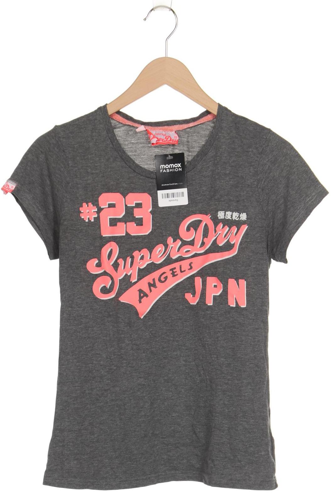 

Superdry Damen T-Shirt, grau, Gr. 38