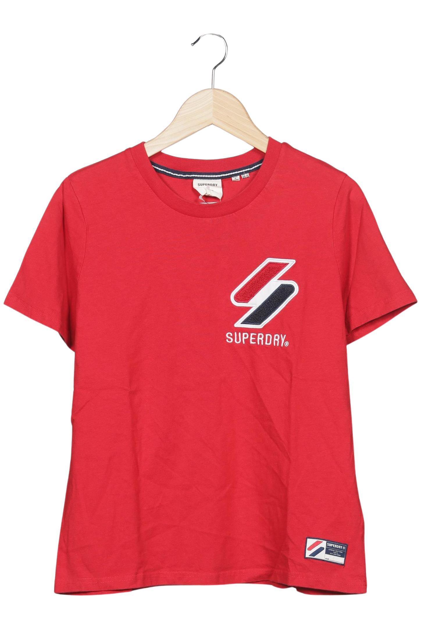 

Superdry Damen T-Shirt, rot, Gr. 42