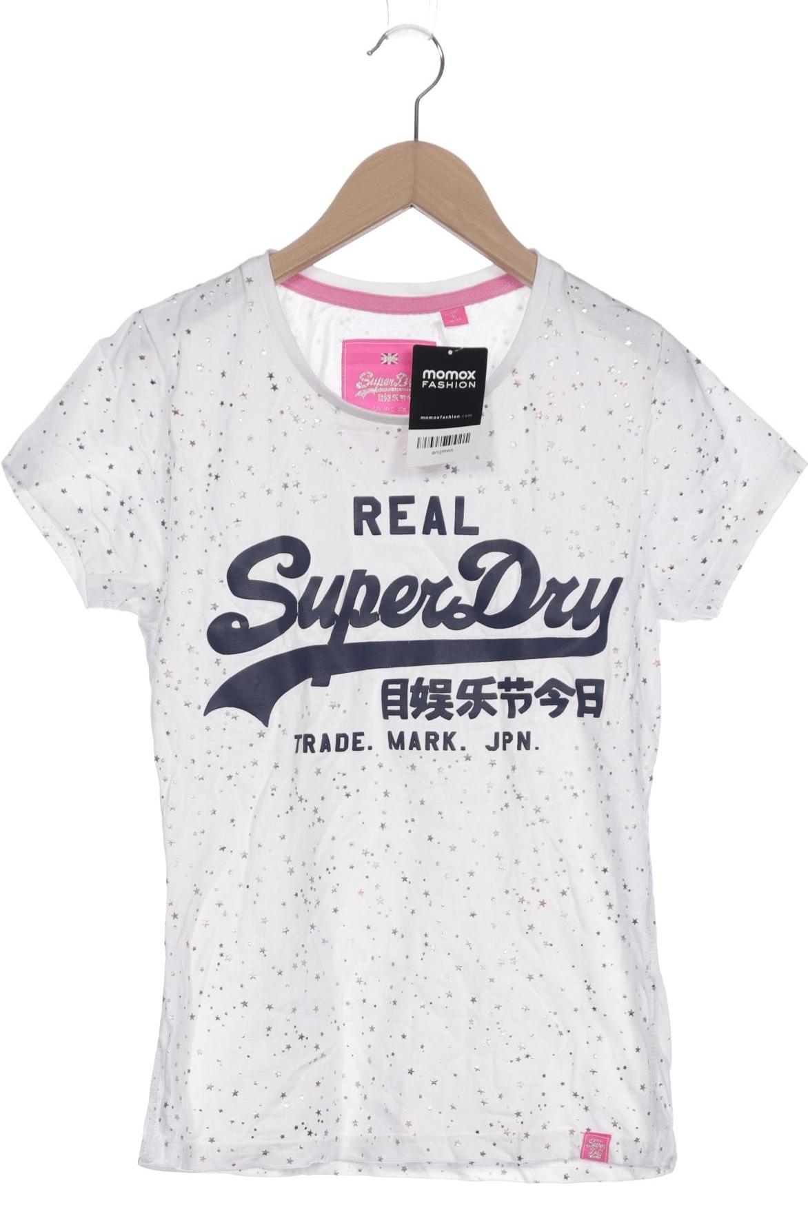 

Superdry Damen T-Shirt, weiß, Gr. 36