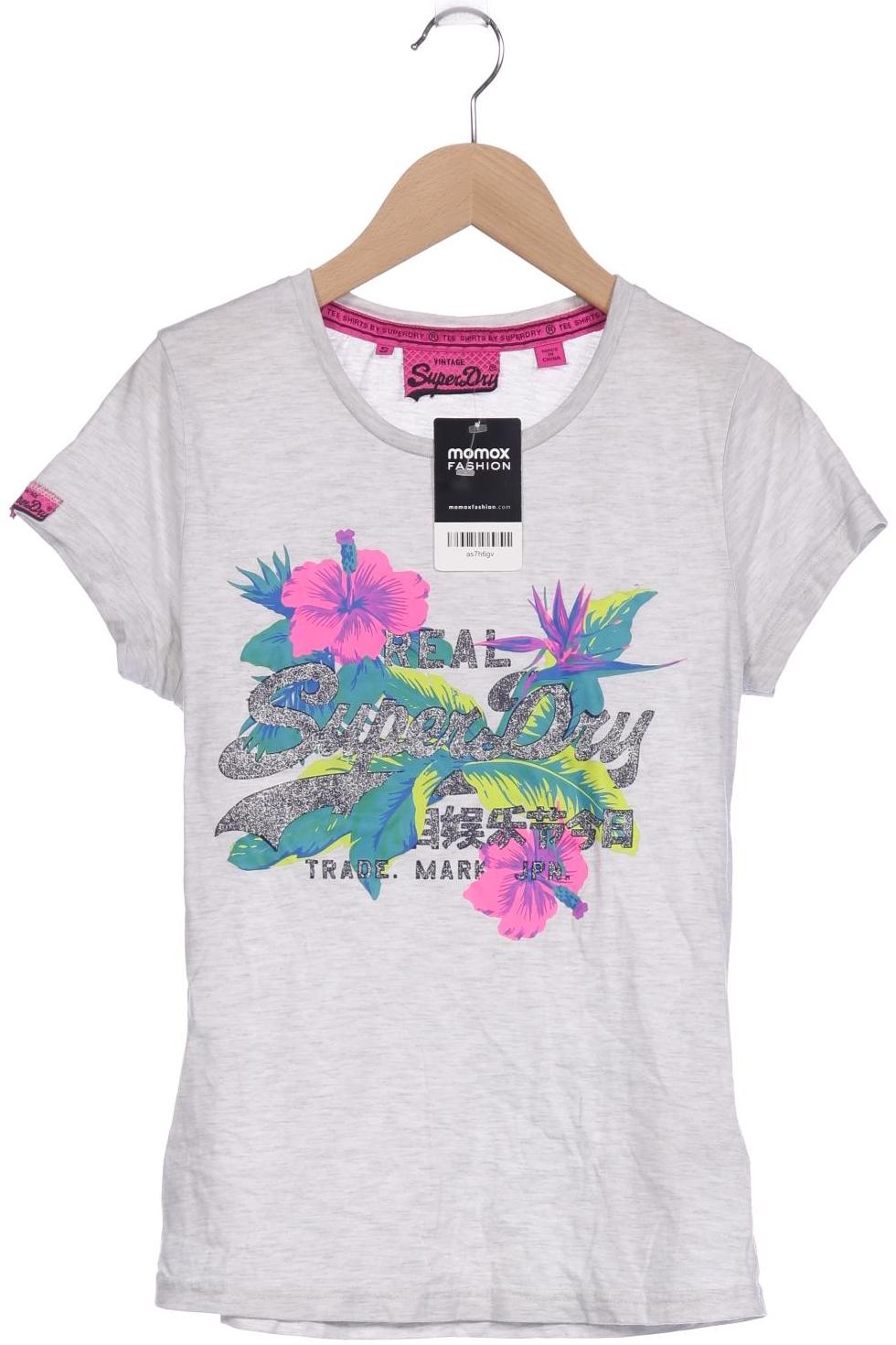

Superdry Damen T-Shirt, grau, Gr. 38