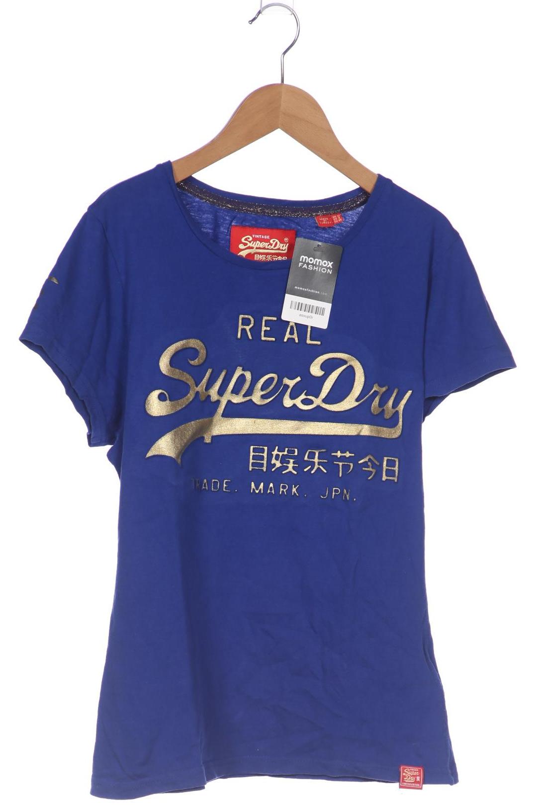 

Superdry Damen T-Shirt, blau, Gr. 40
