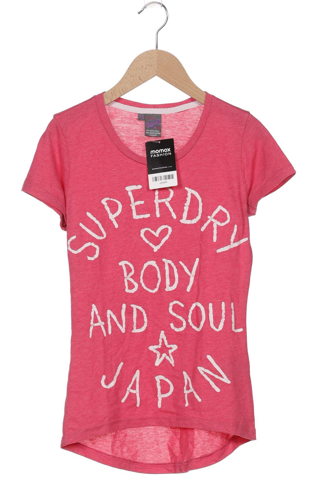 

Superdry Damen T-Shirt, pink, Gr. 34