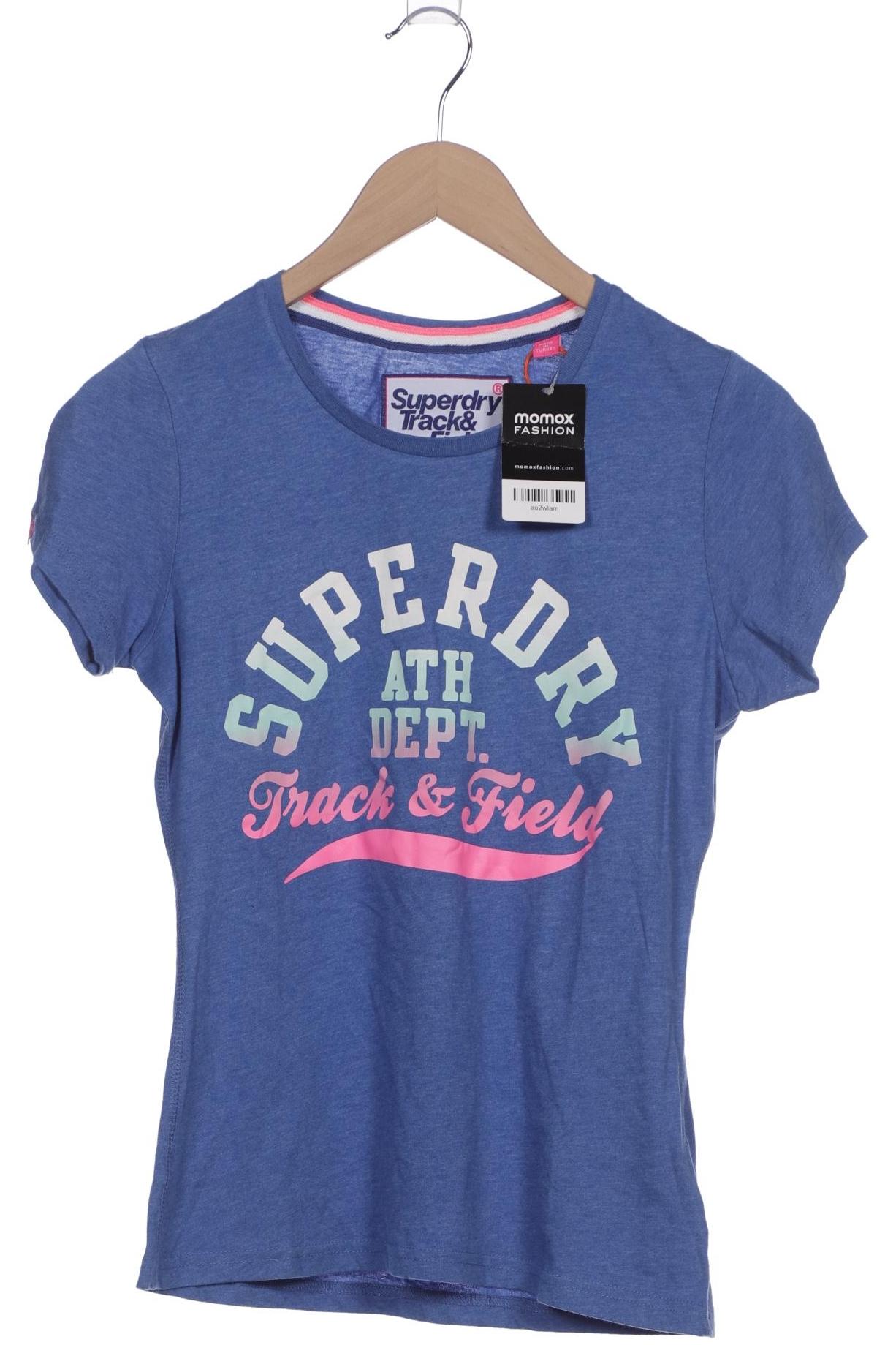 

Superdry Damen T-Shirt, blau, Gr. 38