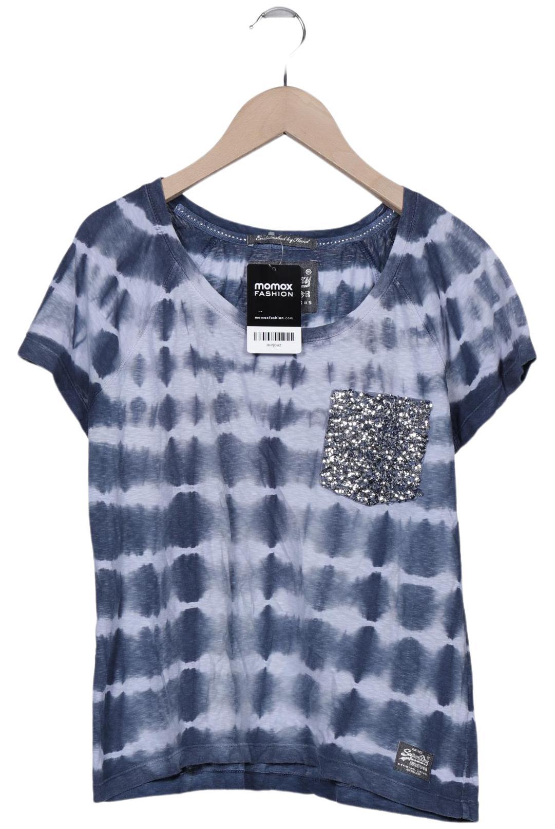 

Superdry Damen T-Shirt, blau, Gr. 36