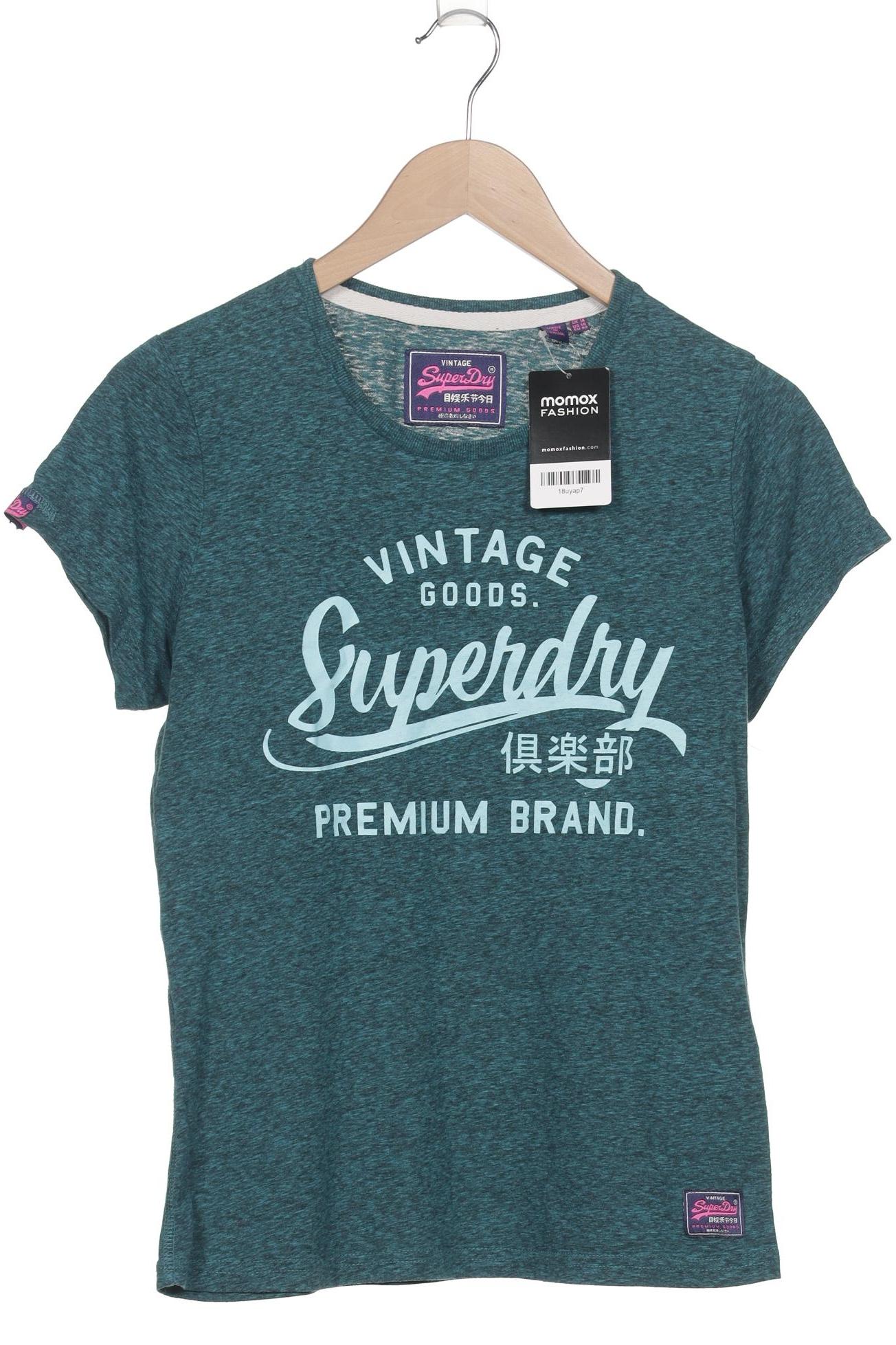 

Superdry Damen T-Shirt, türkis, Gr. 42