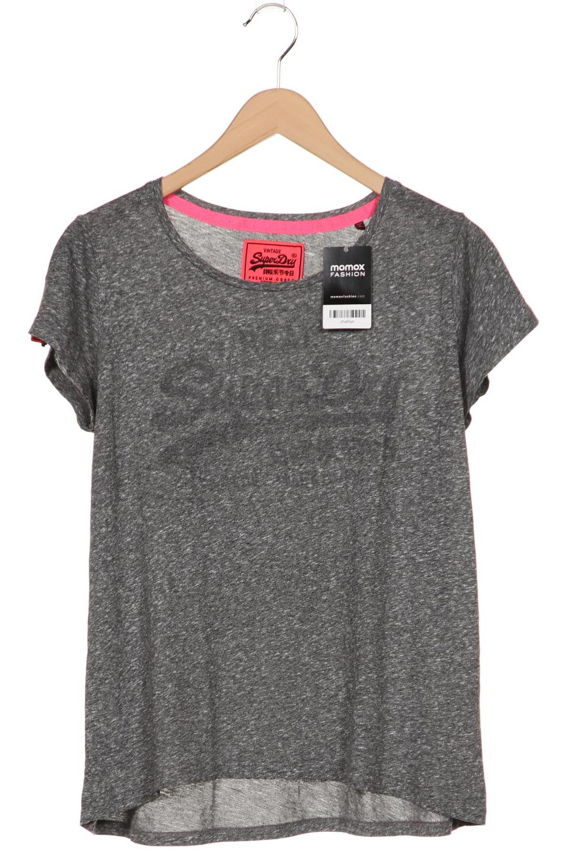 

Superdry Damen T-Shirt, grau, Gr. 42