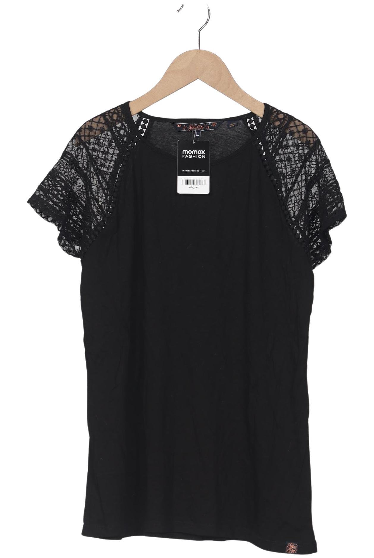 

Superdry Damen T-Shirt, schwarz, Gr. 42