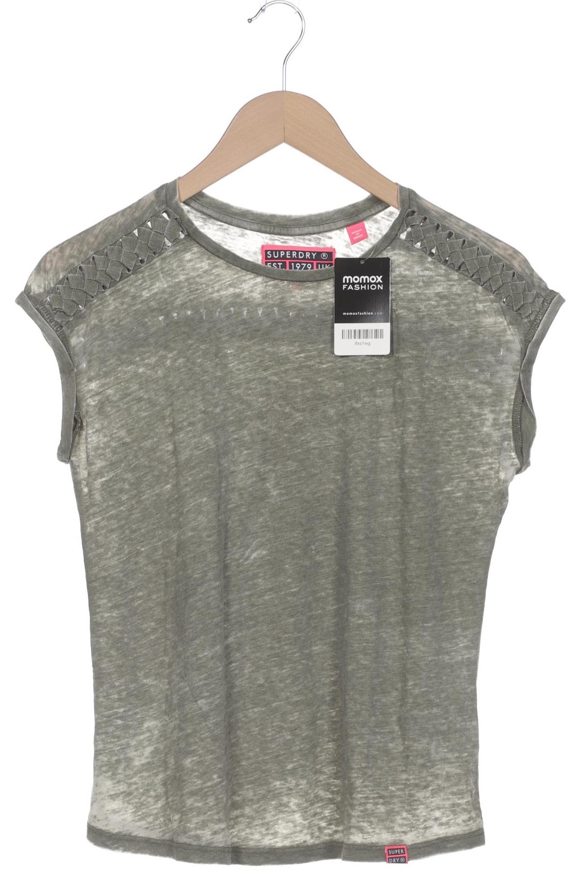 

Superdry Damen T-Shirt, grün, Gr. 36