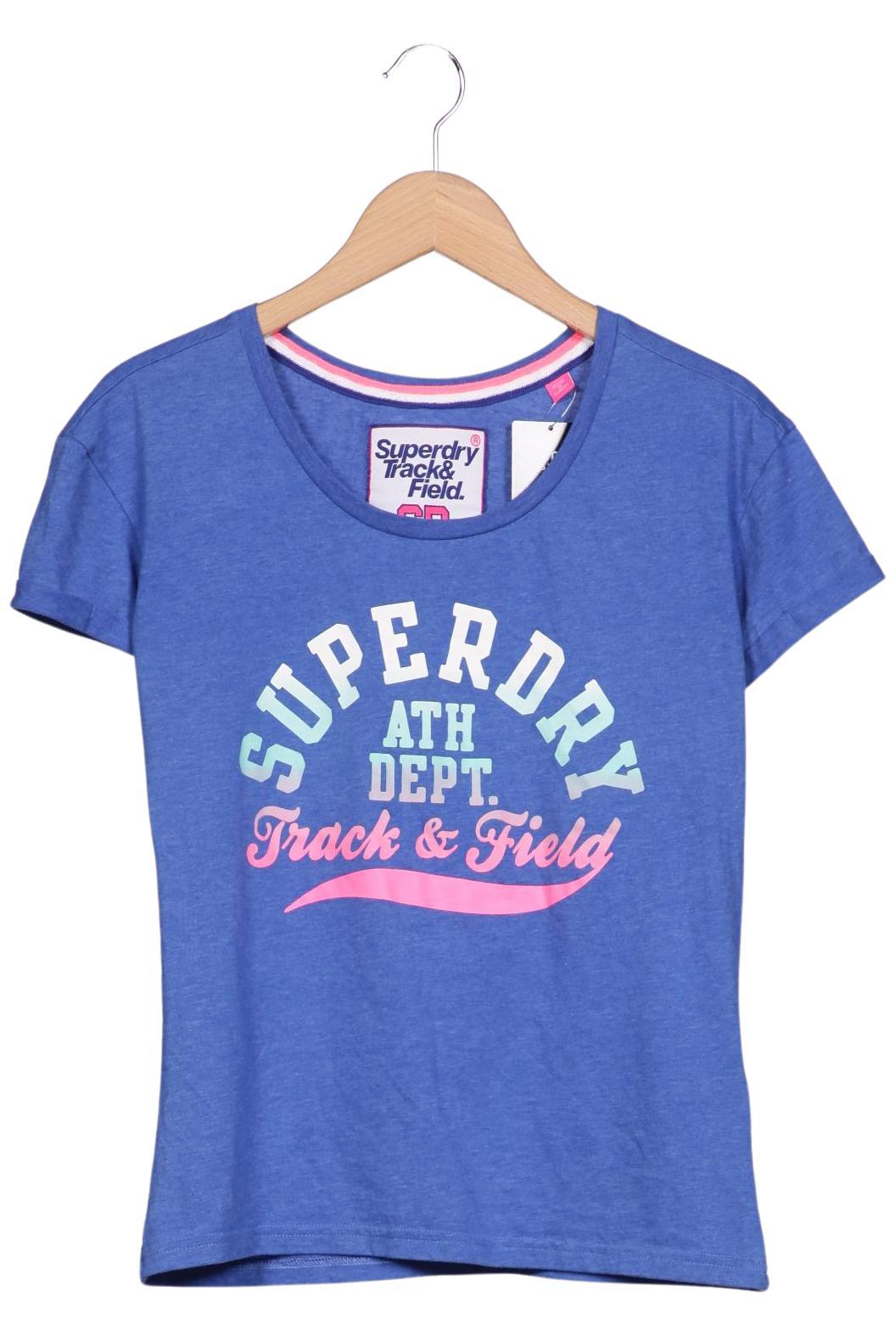 

Superdry Damen T-Shirt, blau, Gr. 36