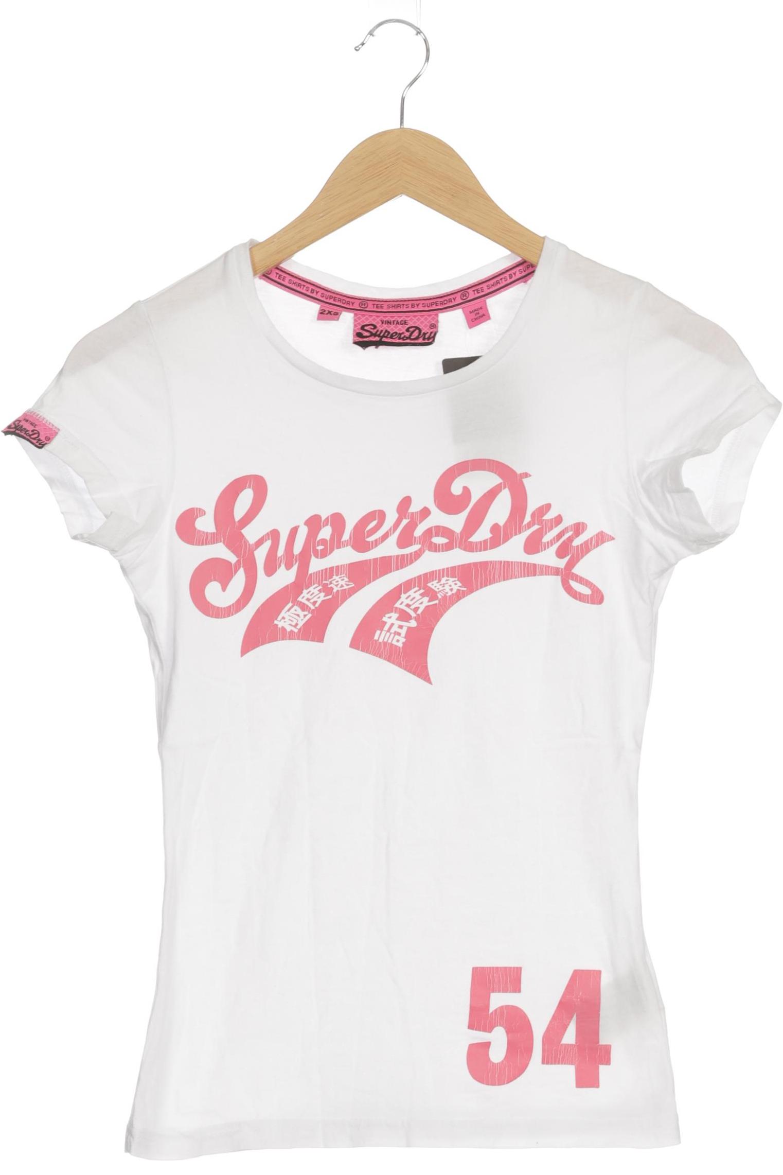 

Superdry Damen T-Shirt, weiß, Gr.