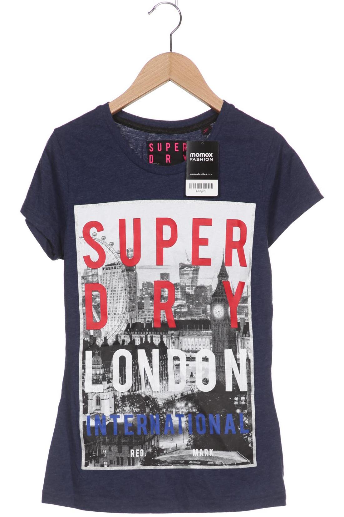 

Superdry Damen T-Shirt, blau, Gr. 36