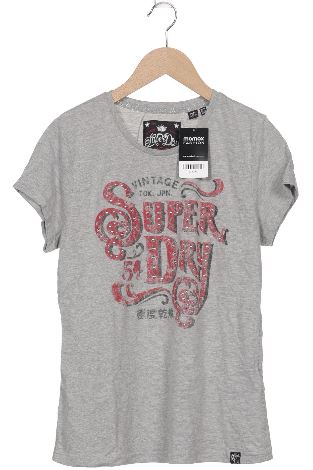 

Superdry Damen T-Shirt, grau, Gr. 42