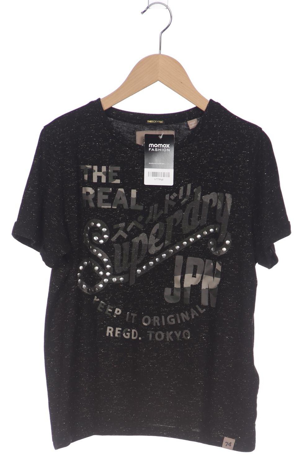

Superdry Damen T-Shirt, schwarz, Gr. 40