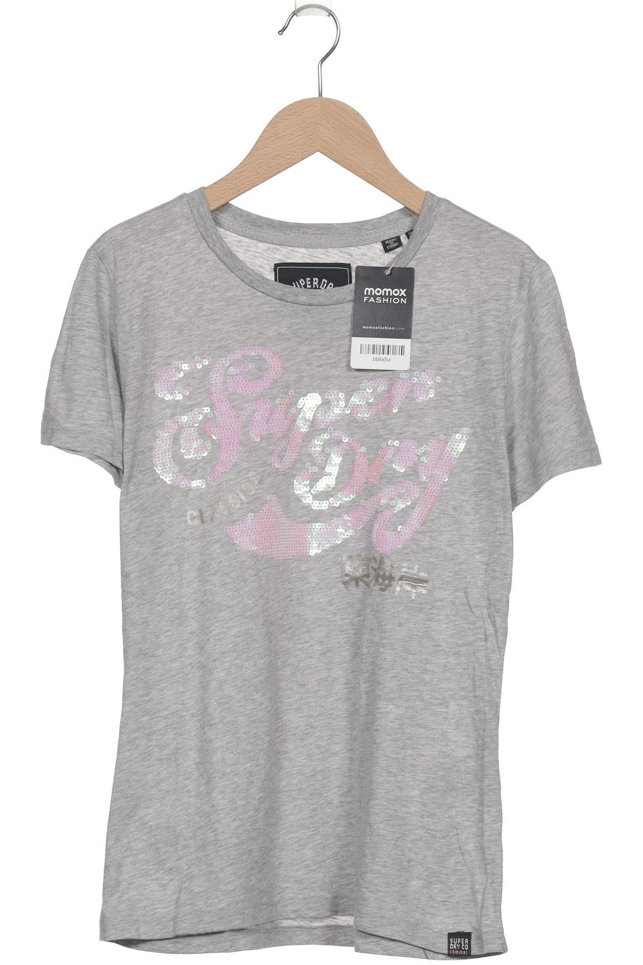 

Superdry Damen T-Shirt, grau, Gr. 38