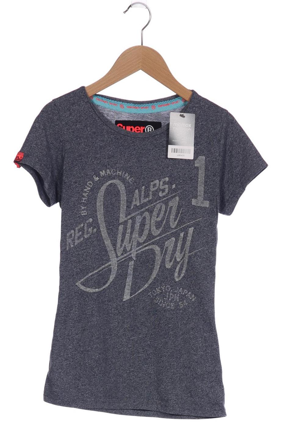 

Superdry Damen T-Shirt, blau, Gr. 34