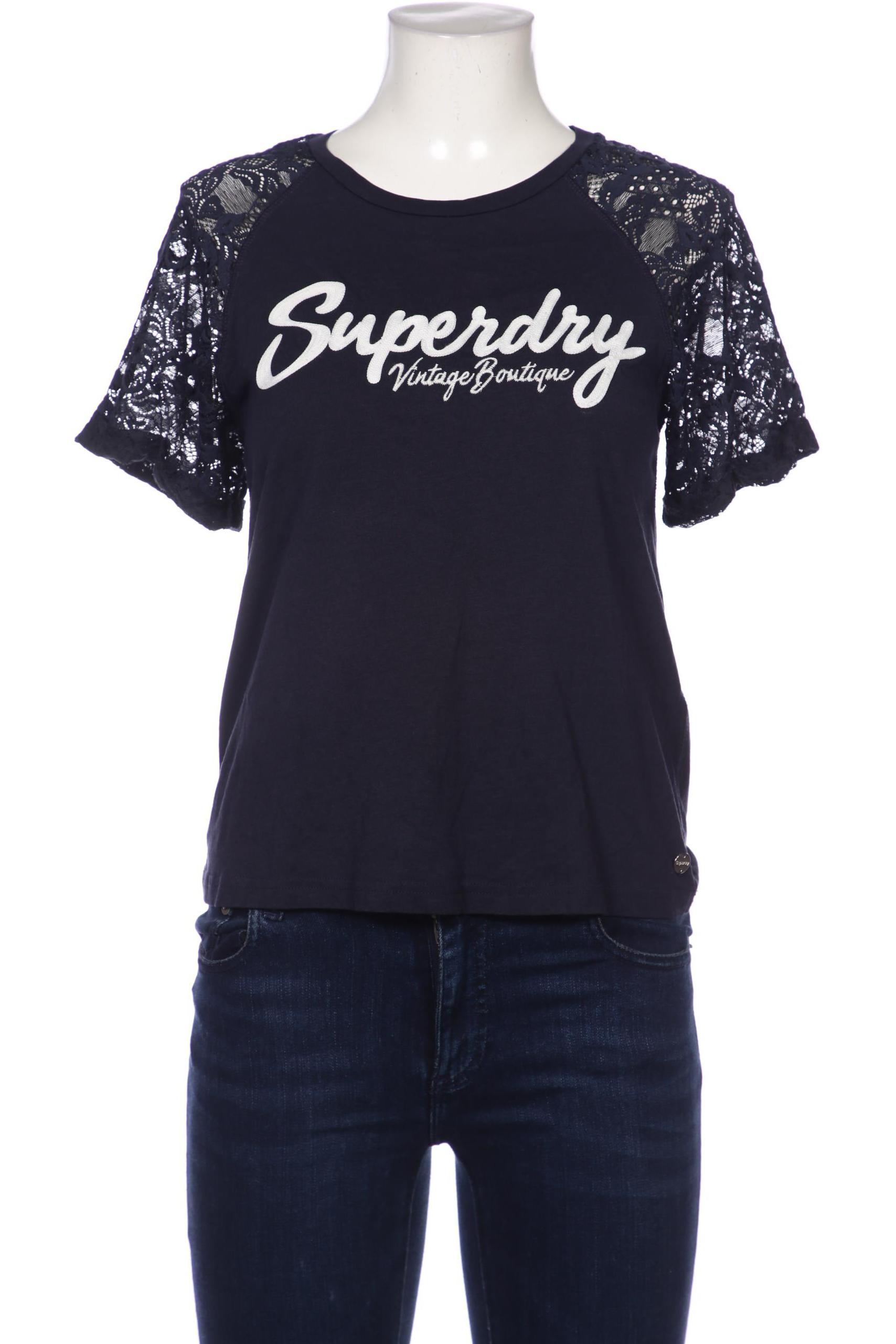 

Superdry Damen T-Shirt, marineblau, Gr. 40