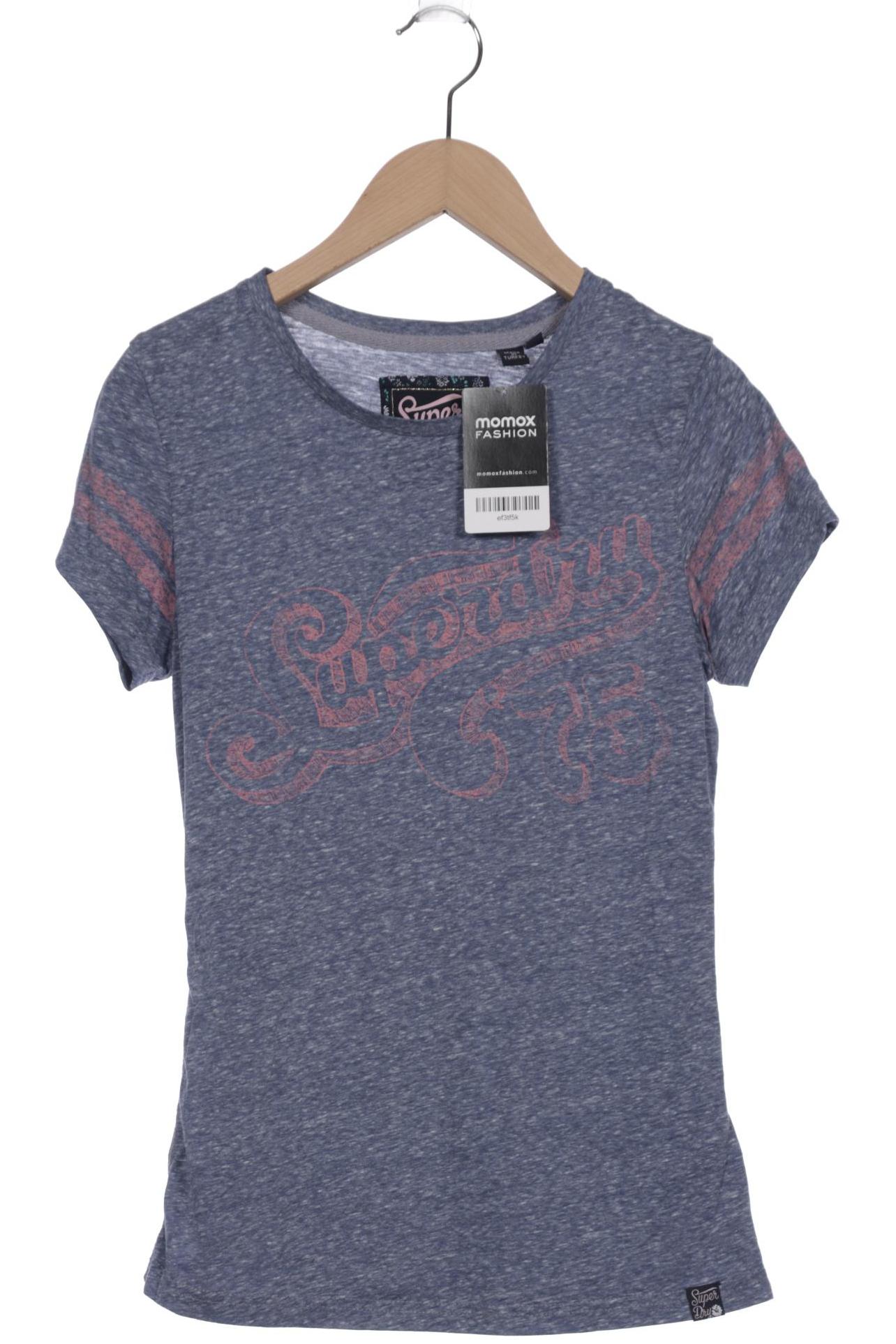 

Superdry Damen T-Shirt, blau, Gr. 36