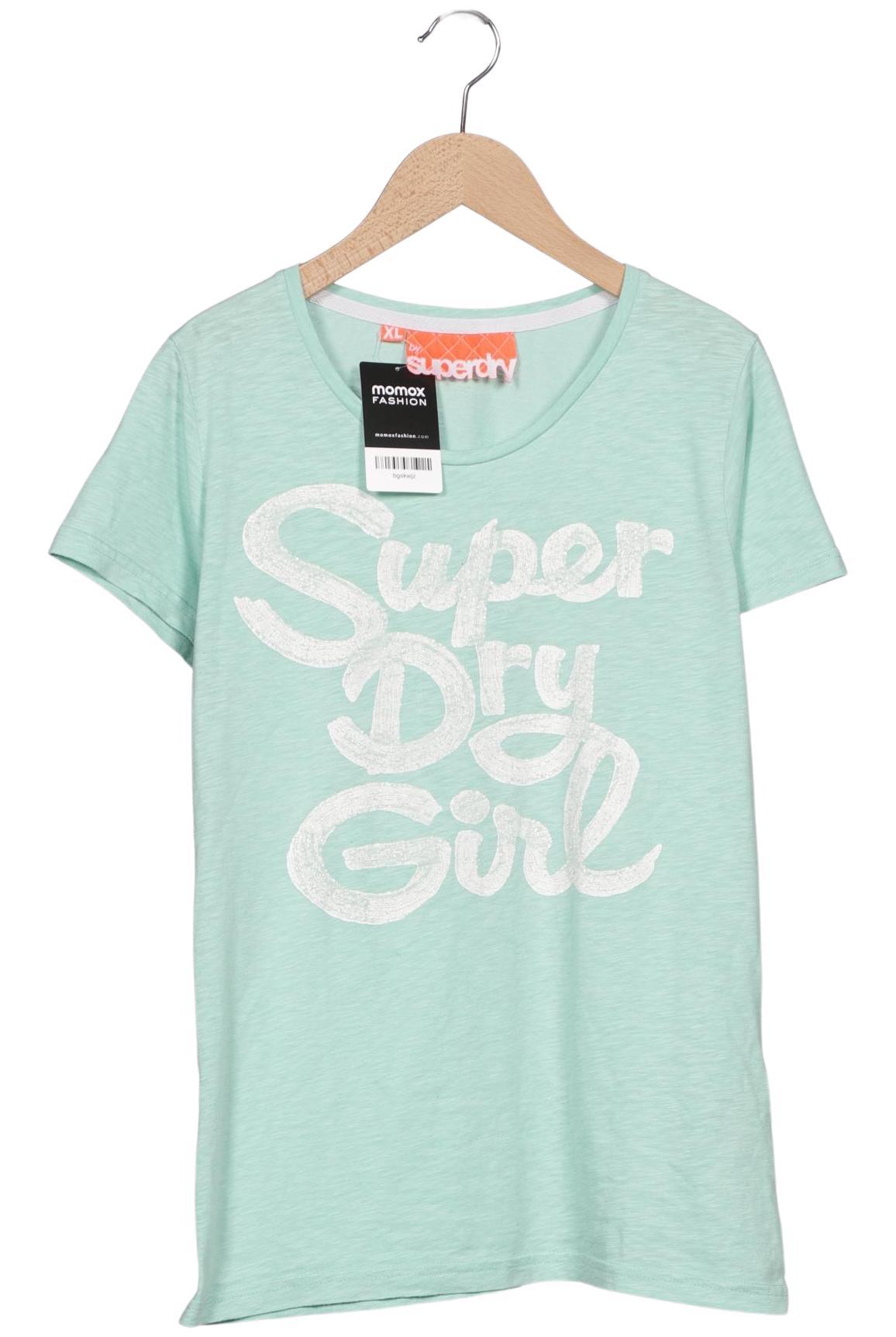 

Superdry Damen T-Shirt, hellgrün, Gr. 44
