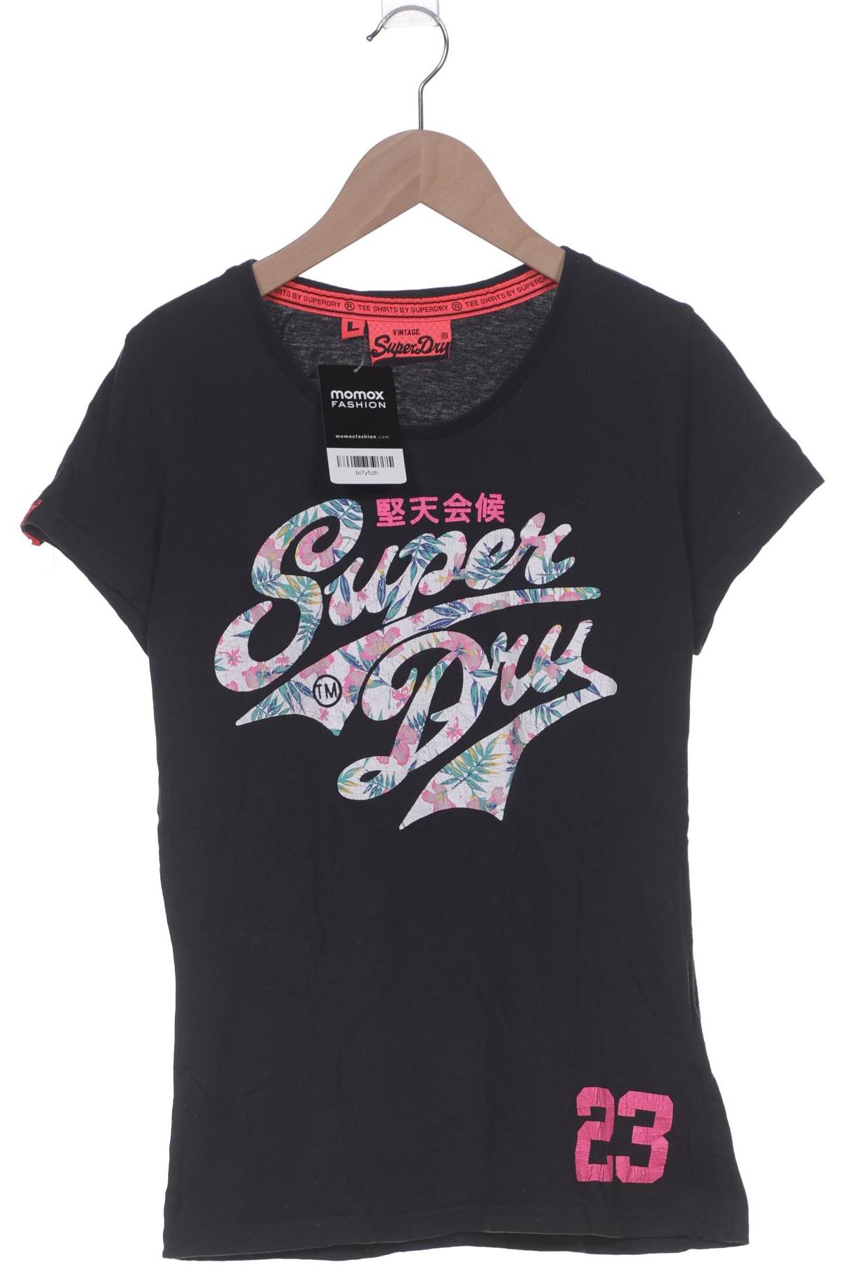 

Superdry Damen T-Shirt, schwarz, Gr. 42
