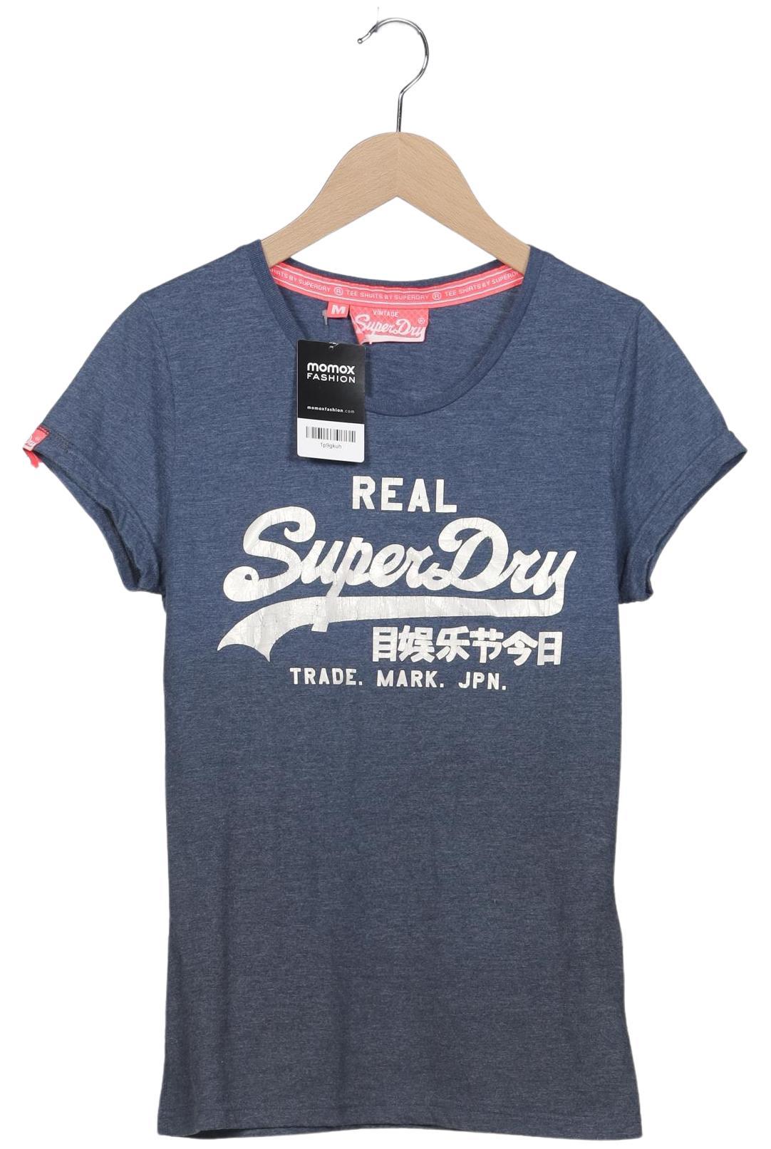 

Superdry Damen T-Shirt, blau, Gr. 38