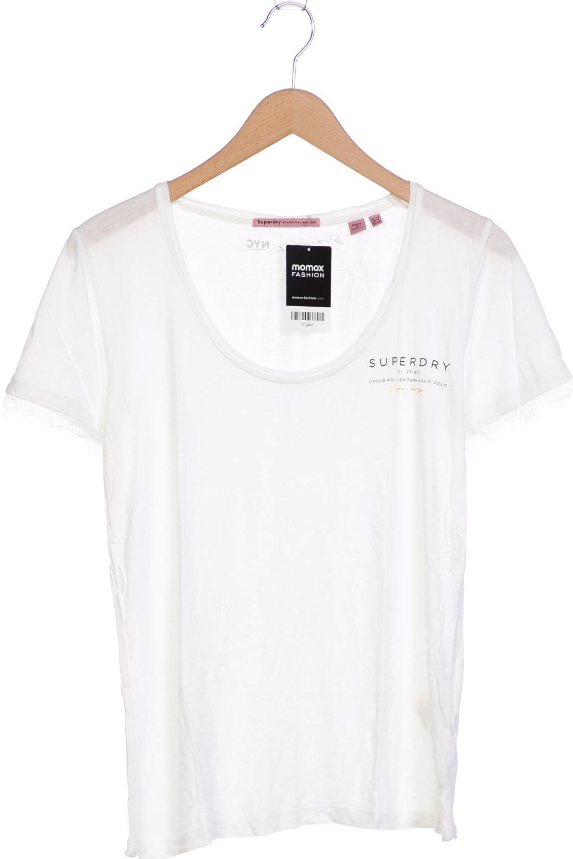 

Superdry Damen T-Shirt, weiß, Gr. 40