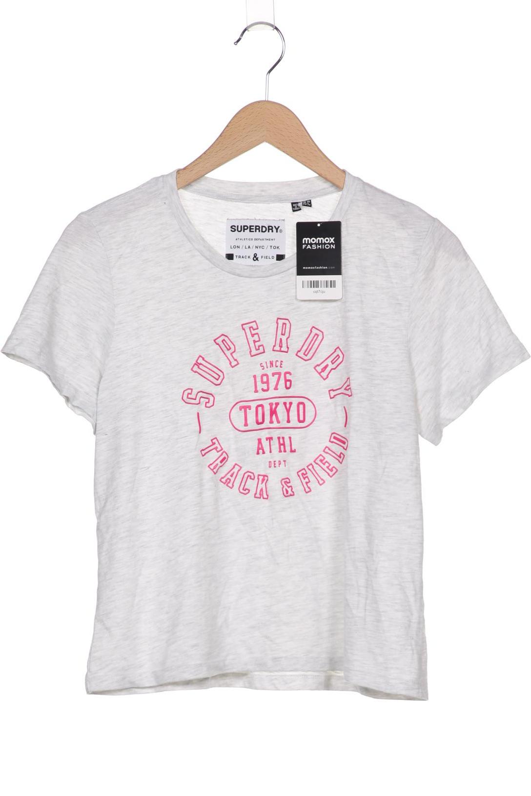 

Superdry Damen T-Shirt, grau, Gr. 38