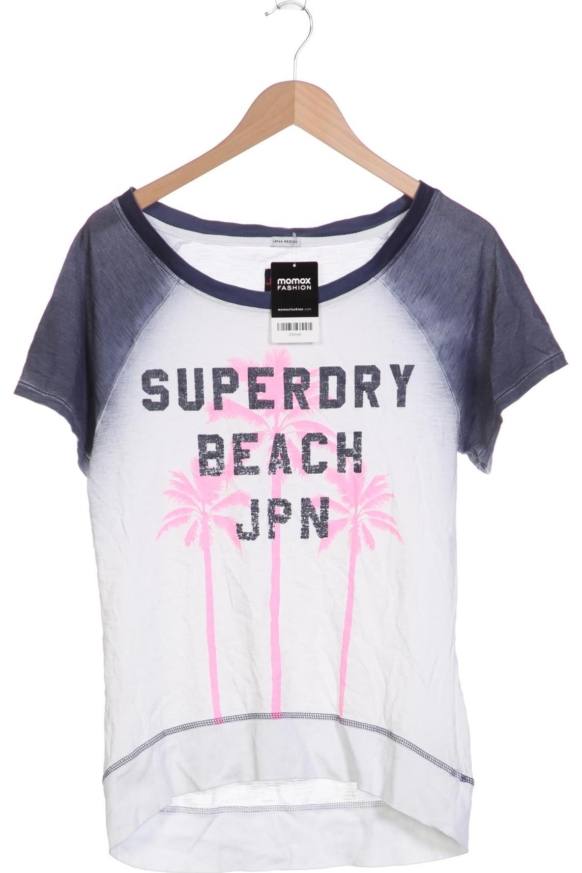 

Superdry Damen T-Shirt, weiß, Gr. 38