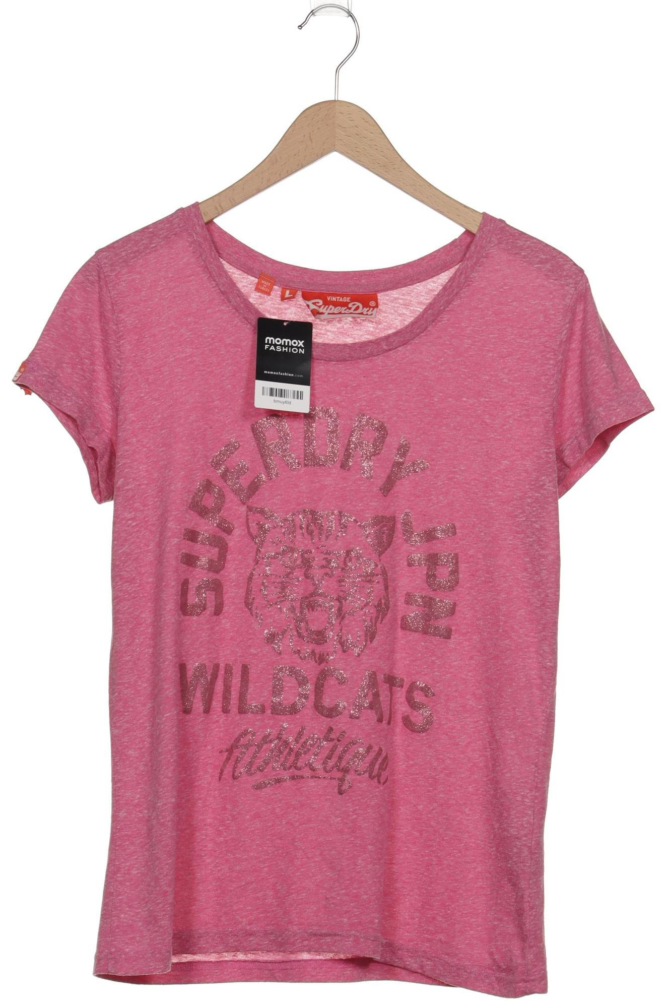 

Superdry Damen T-Shirt, pink, Gr. 42