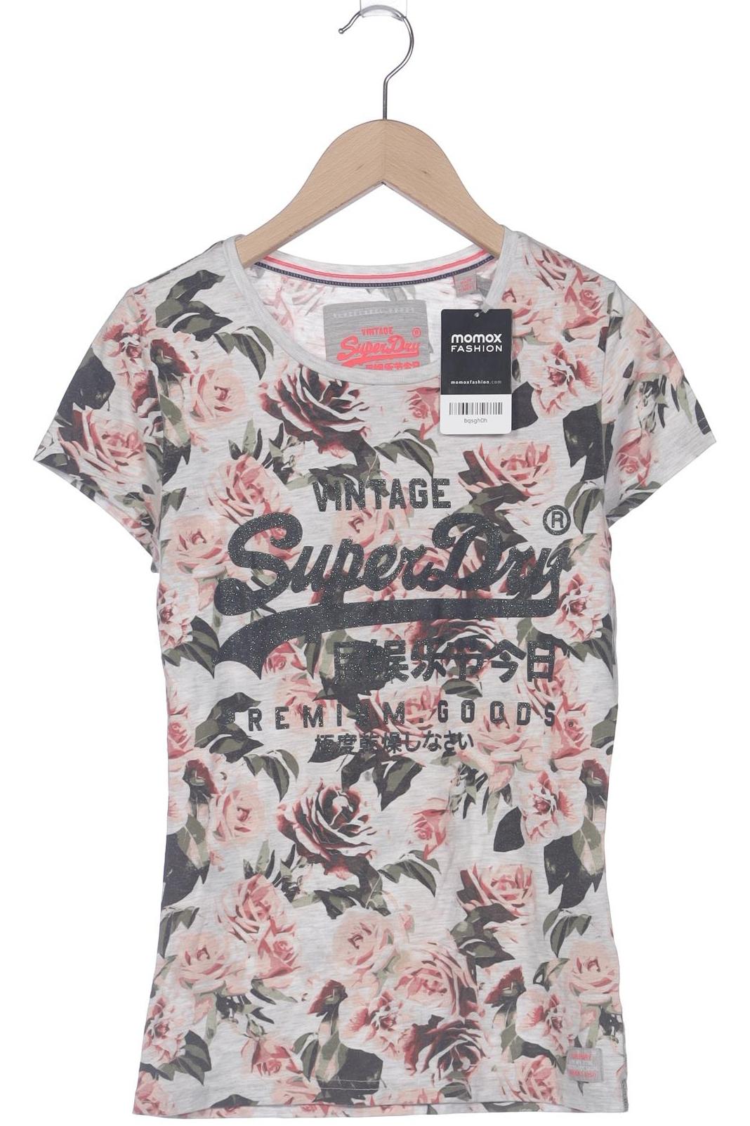 

Superdry Damen T-Shirt, grau, Gr. 34