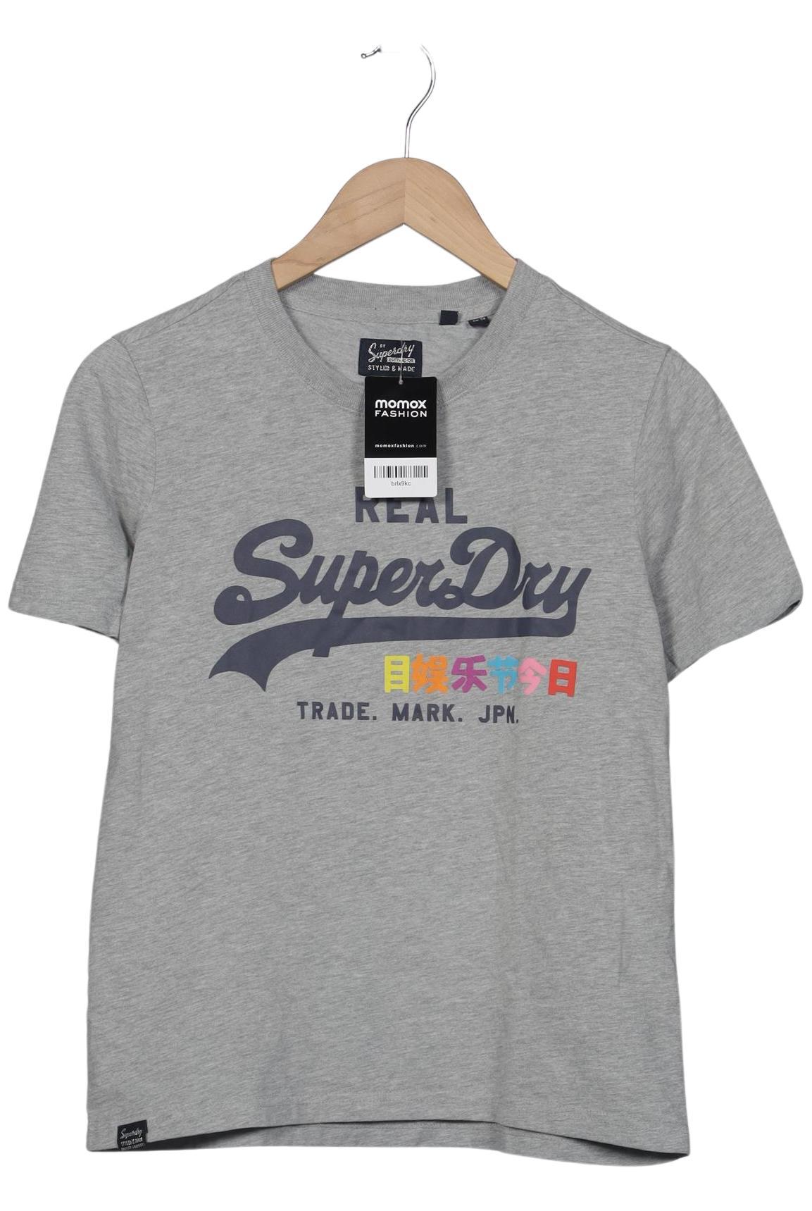 

Superdry Damen T-Shirt, grau, Gr. 36