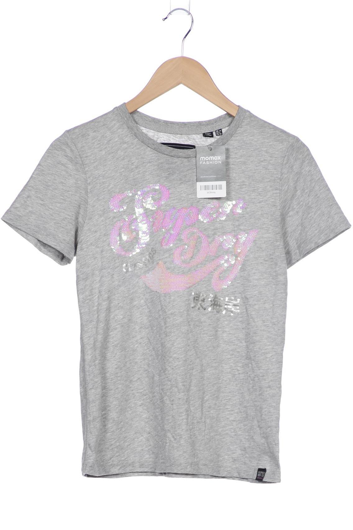 

Superdry Damen T-Shirt, grau, Gr. 38