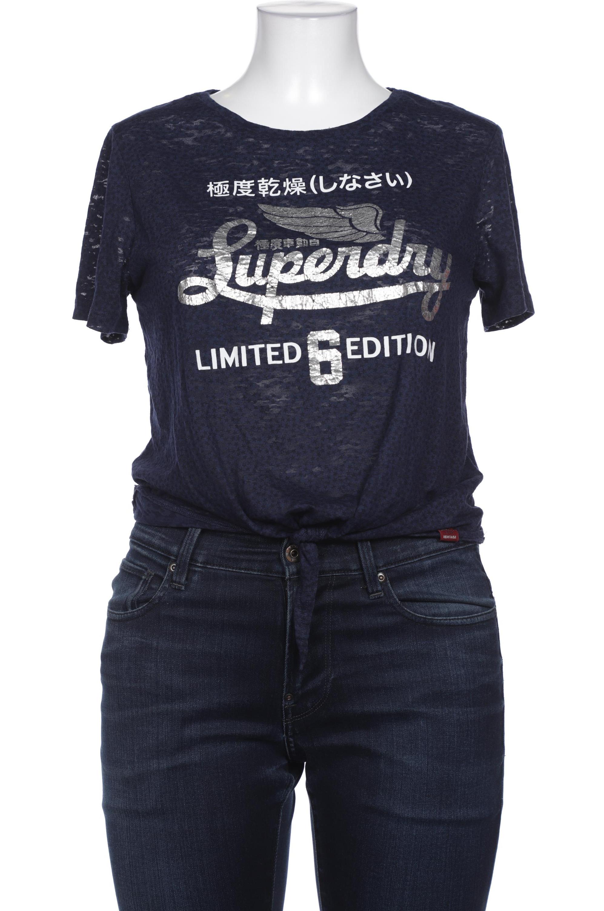 

Superdry Damen T-Shirt, marineblau, Gr. 42