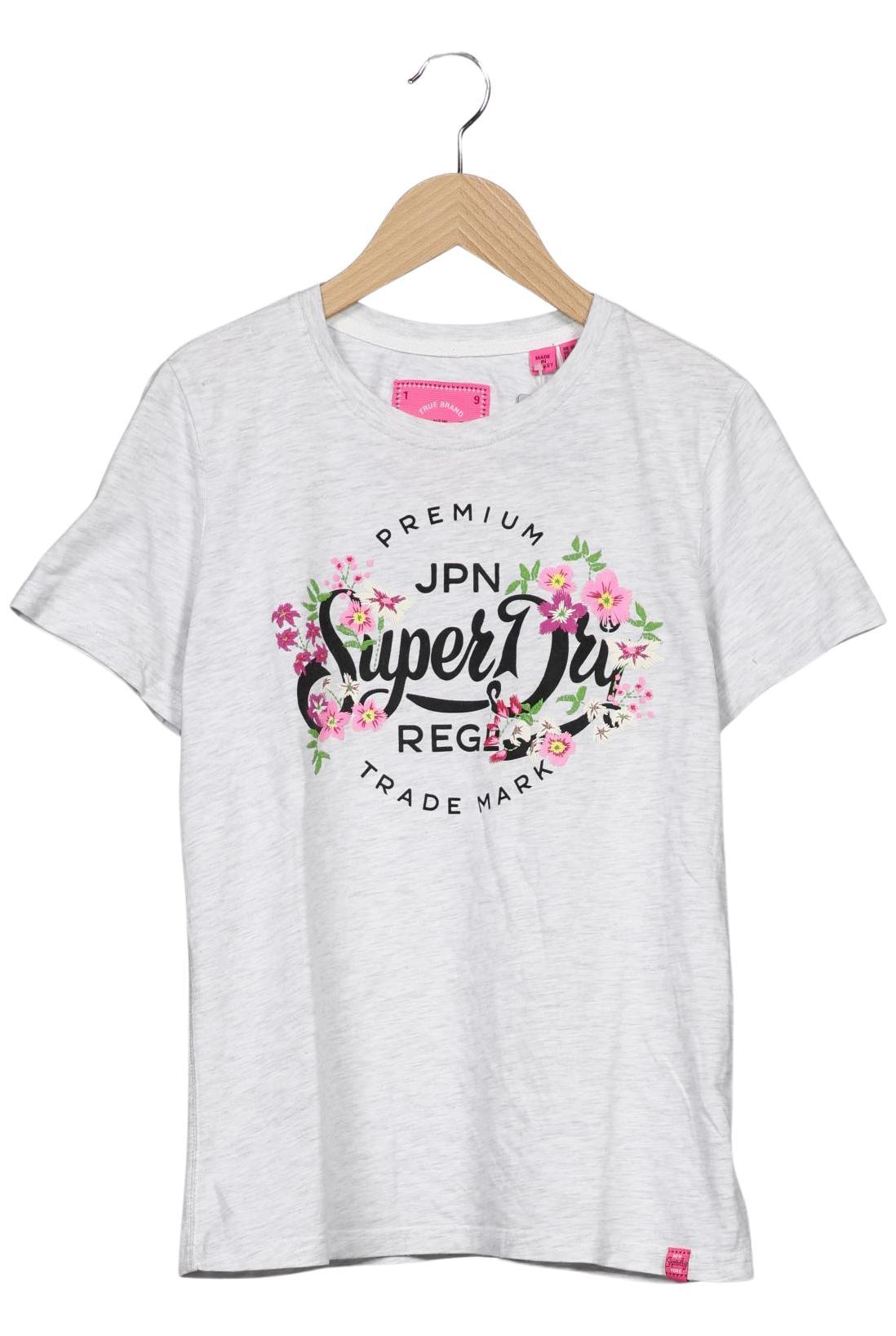 

Superdry Damen T-Shirt, grau, Gr. 38