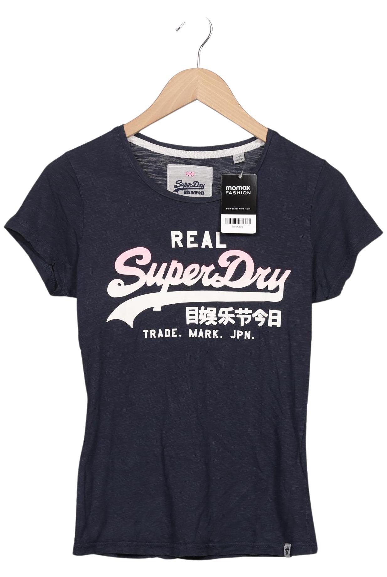 

Superdry Damen T-Shirt, marineblau, Gr. 38