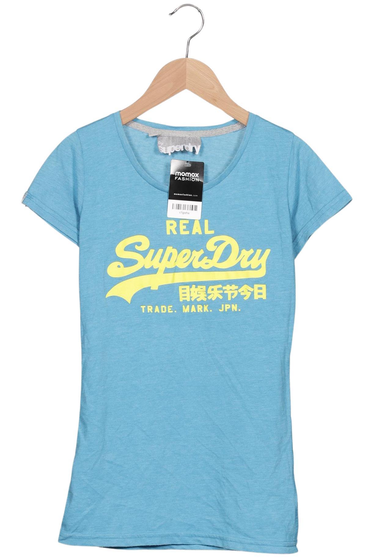 

Superdry Damen T-Shirt, blau, Gr. 36