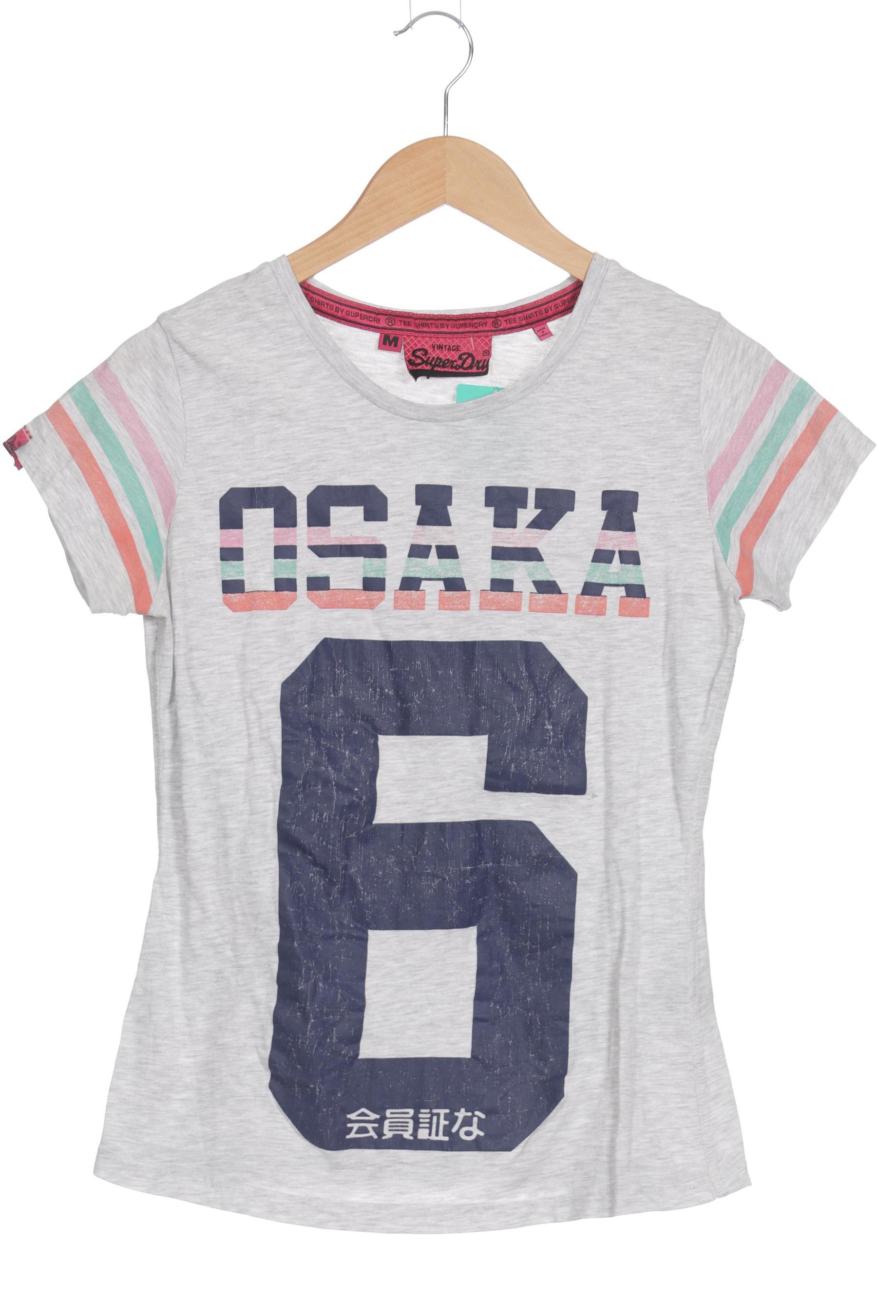 

Superdry Damen T-Shirt, grau, Gr. 38