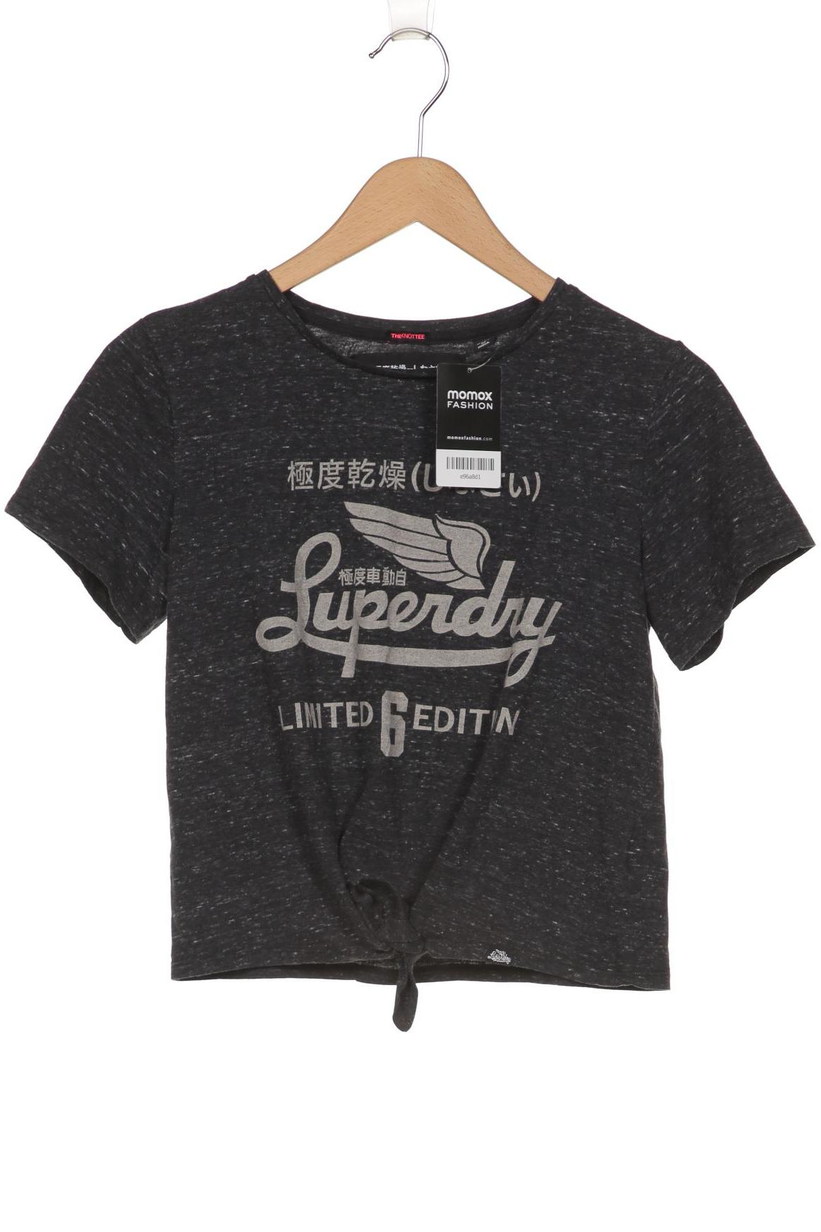 

Superdry Damen T-Shirt, schwarz, Gr. 36