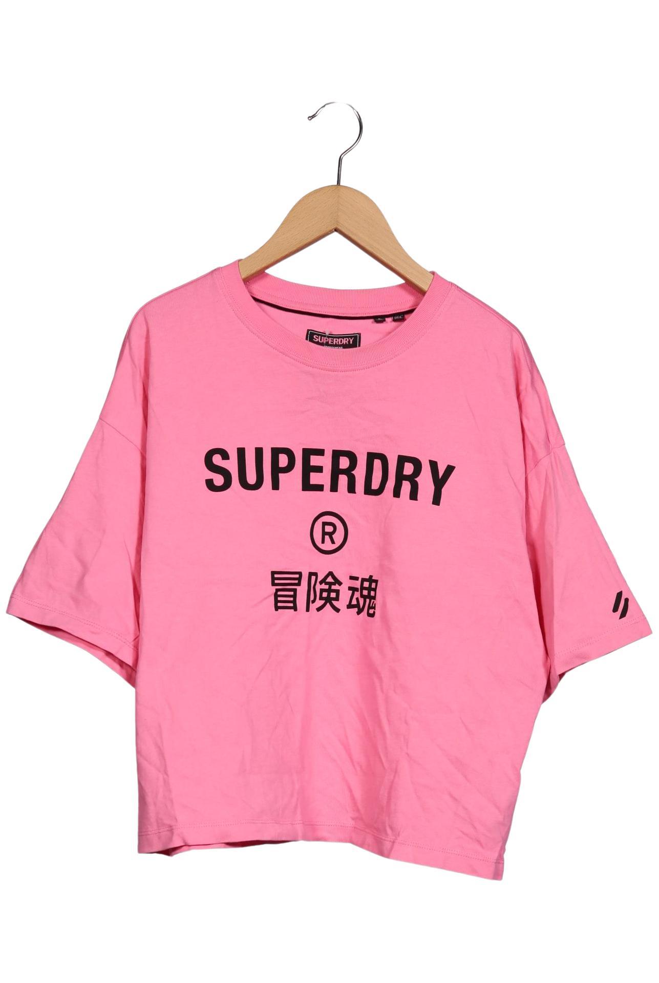 

Superdry Damen T-Shirt, pink, Gr. 38