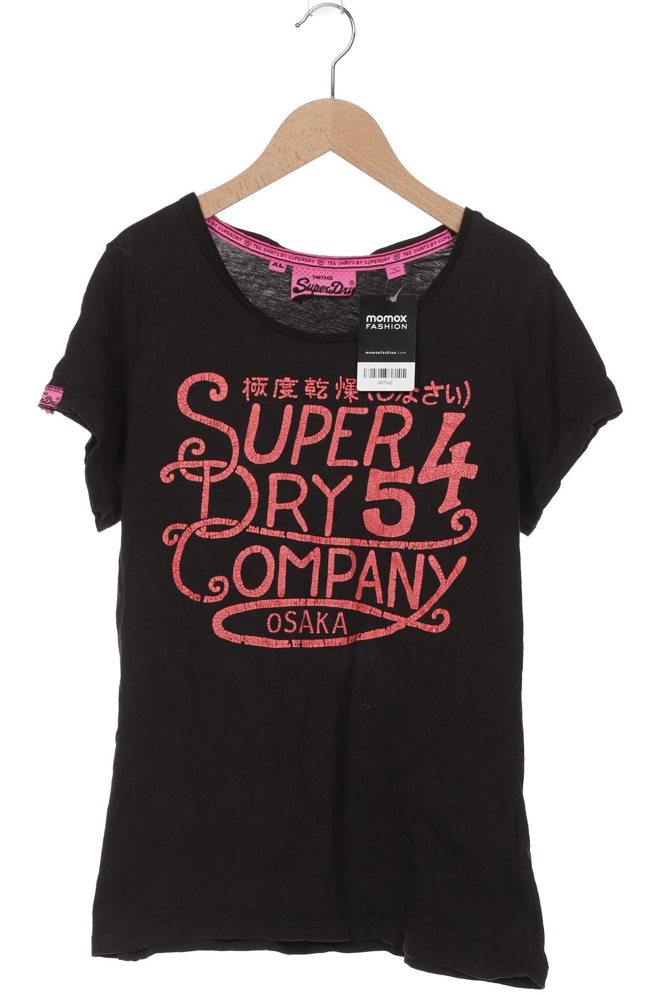 

Superdry Damen T-Shirt, schwarz, Gr. 44