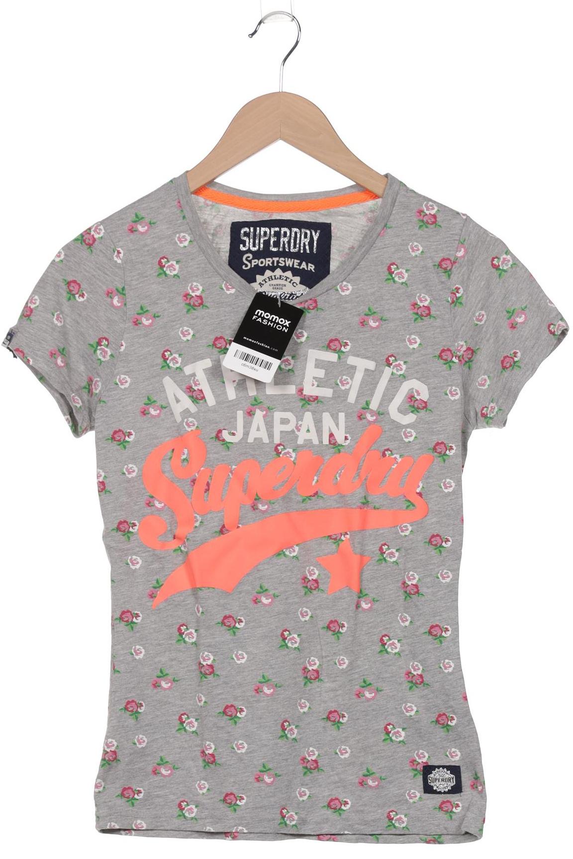 

Superdry Damen T-Shirt, grau, Gr. 38