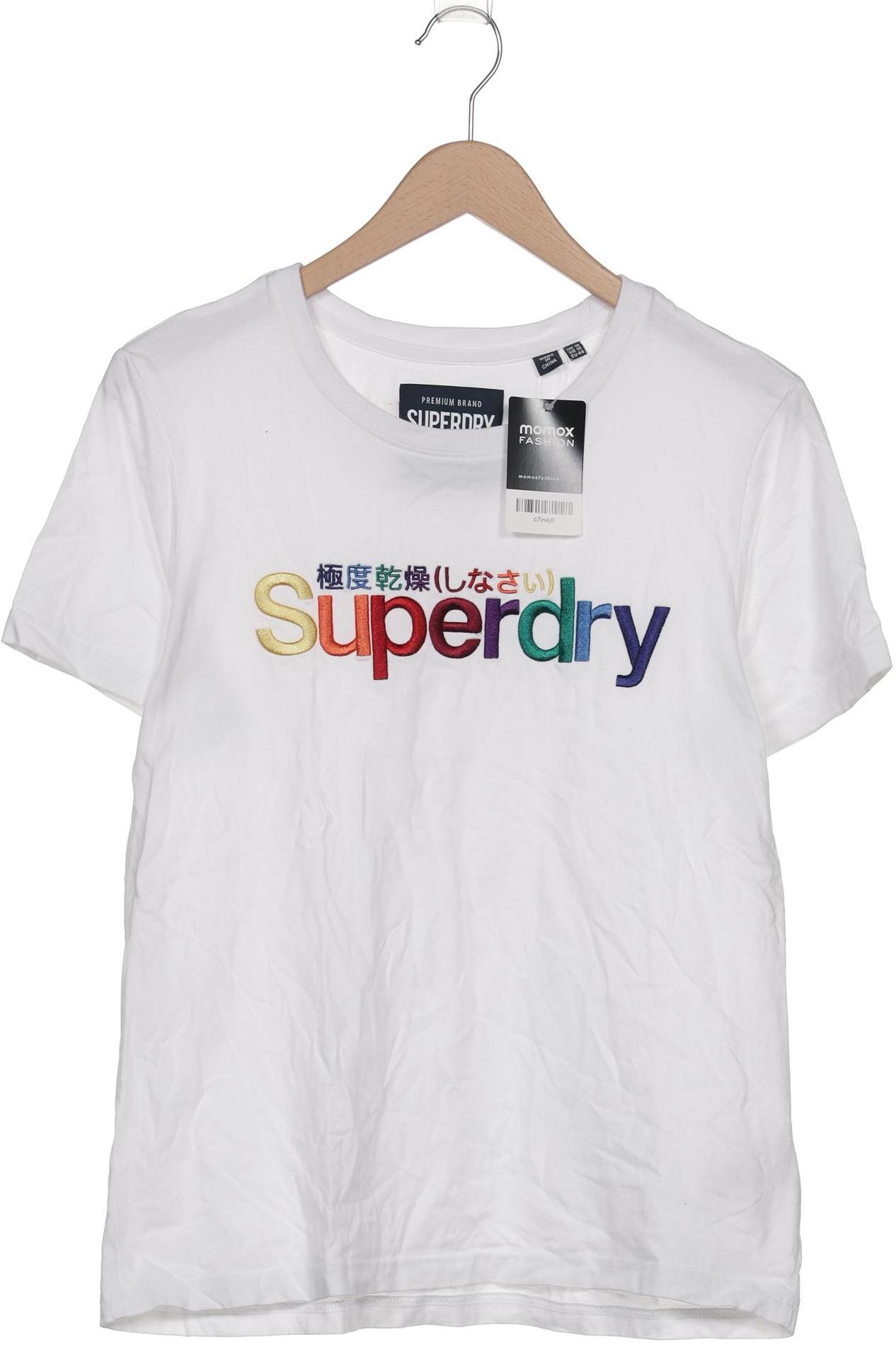 

Superdry Damen T-Shirt, weiß, Gr. 44