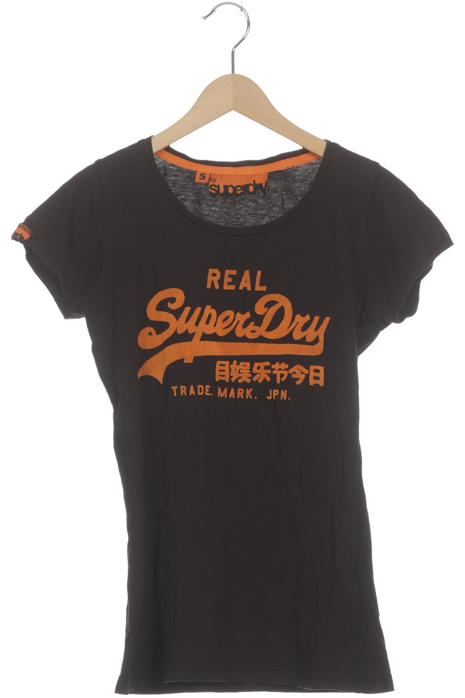 

Superdry Damen T-Shirt, schwarz, Gr.