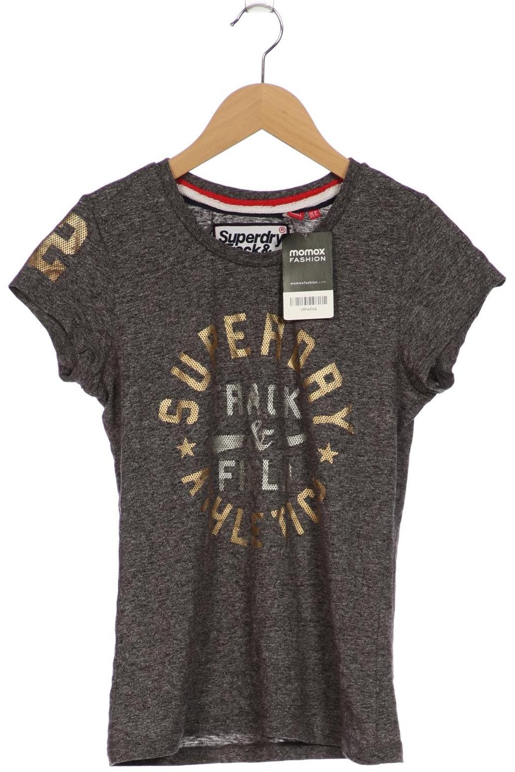 

Superdry Damen T-Shirt, grau, Gr. 38