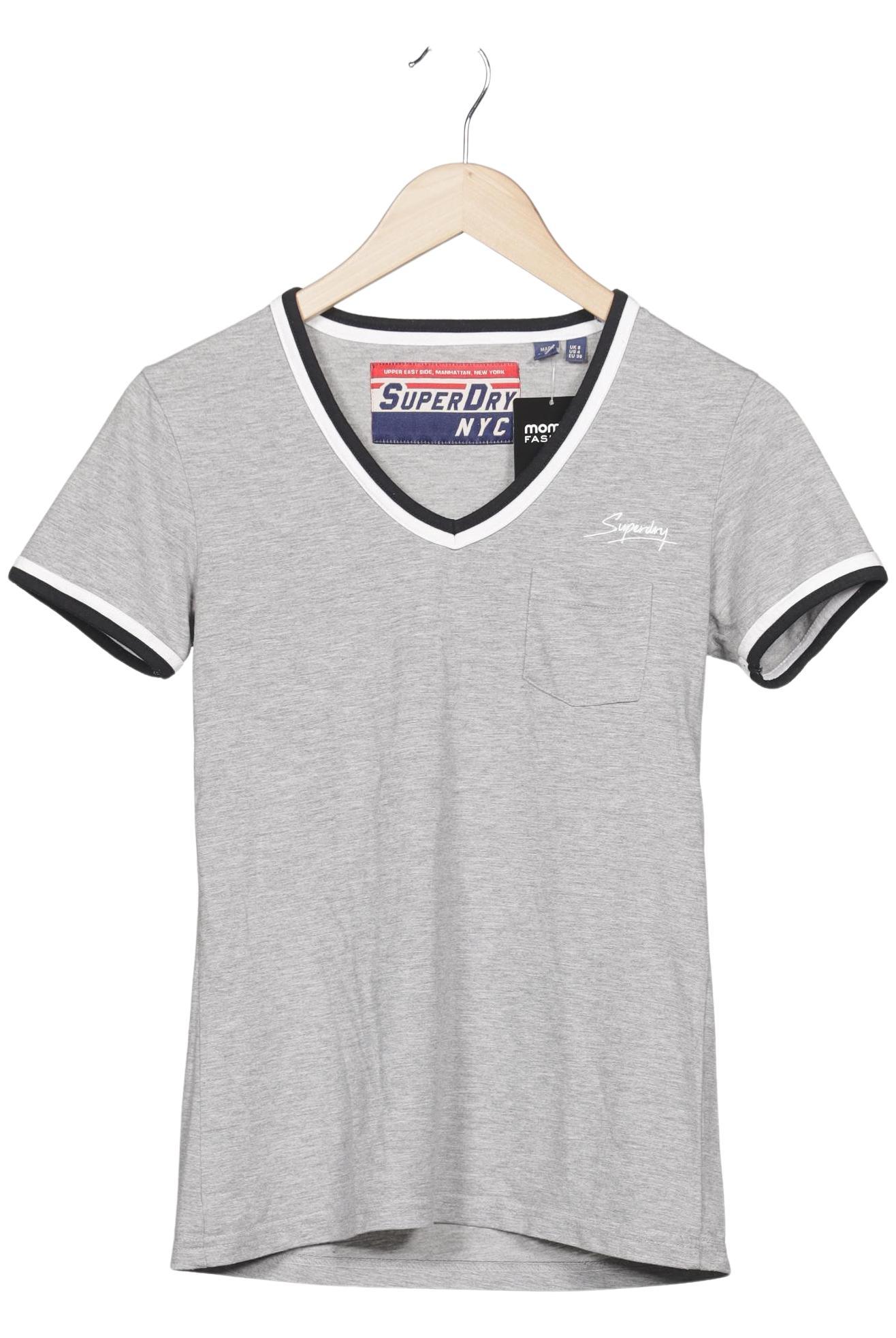 

Superdry Damen T-Shirt, grau, Gr. 36